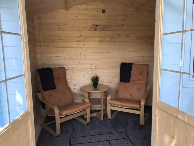 Comfortable Seating In Rehab Centre Garden