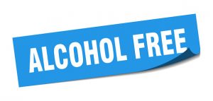 Alcohol Free Sticker
